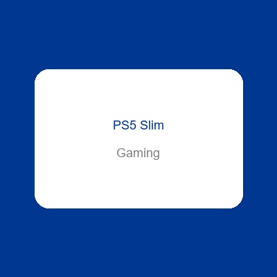 PS5 Slim 2016